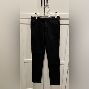 J Crew Crewcuts teen boy size 16 skinny chinos - black. Like new!